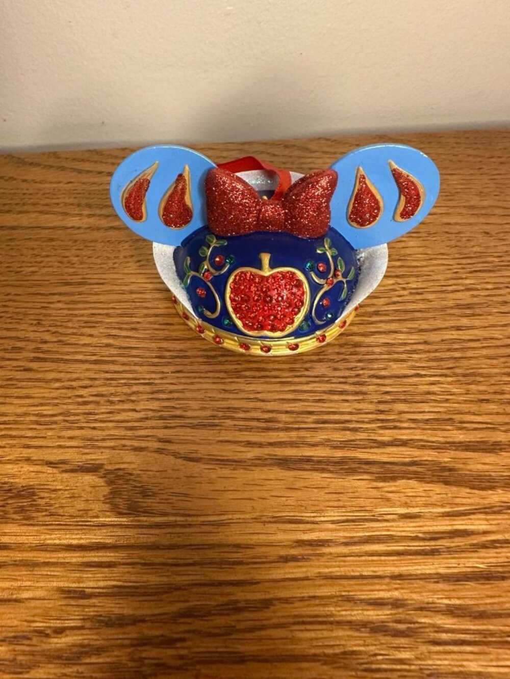 Disney Parks Snow White Ear Hat Ornament Retired Christmas